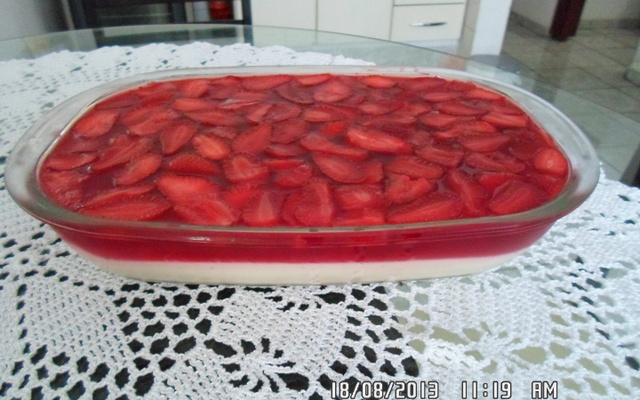 Doce simples de morango