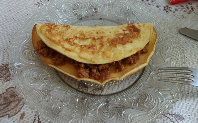 Crepe de tapioca (crepioca)