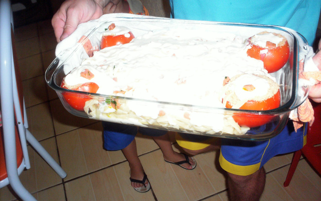 Tomates recheados à moda Rosetti