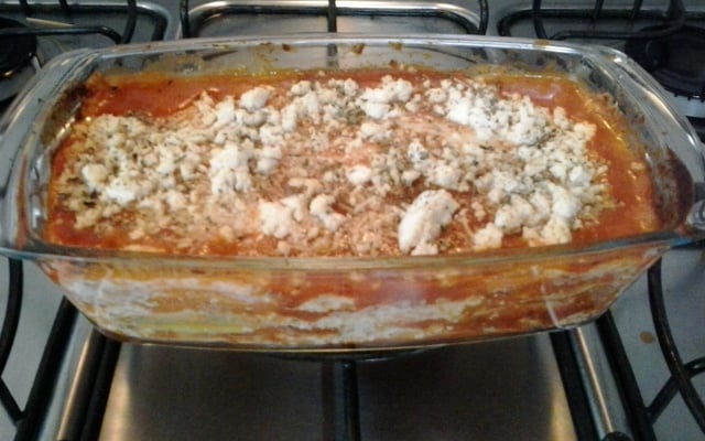 Lasanha de abobrinha light