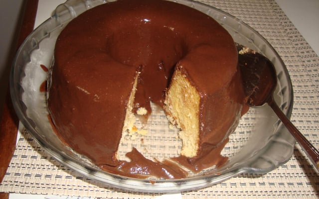 Bolo sem glúten trufado da Dadinha