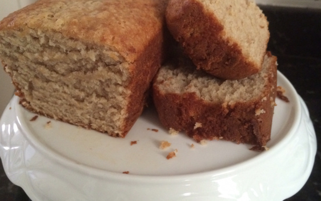 Bolo de banana de liquidificador