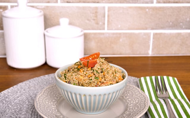 Salada de quinoa
