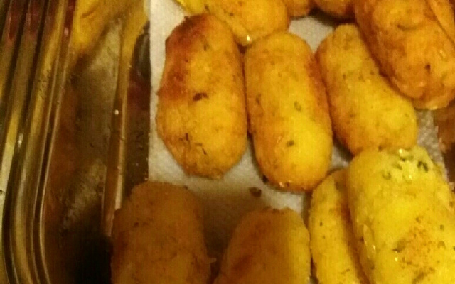 Croquete de milho da Gabi