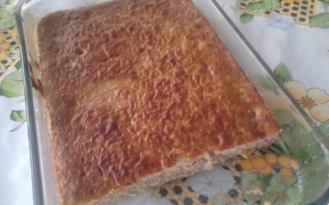 Bolo integral de aveia