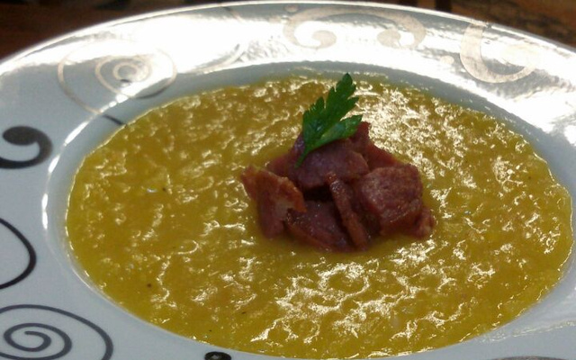 Sopa creme de mandioquinha - muito fácil