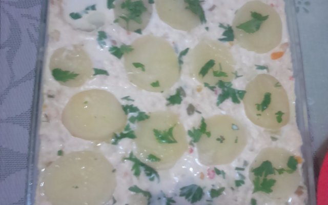 Bacalhau ao requeijão delícia