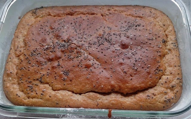 Pão integral de liquidificador