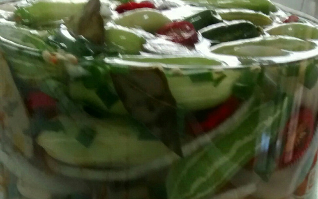 Conserva de pepino japonês