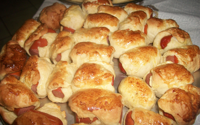 Cachorro quente assado