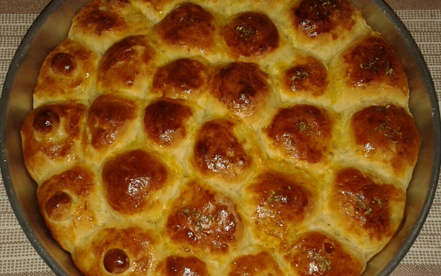 Pão de Batata recheado com requeijão
