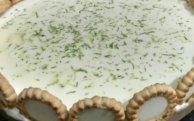 Torta de limão com chocolate branco