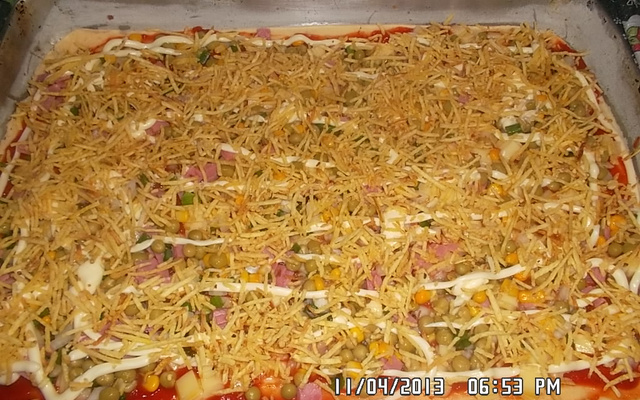 Massa de pizza de liquidificador