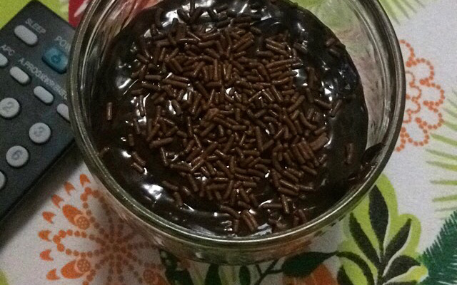 Brigadeiro com creme de leite