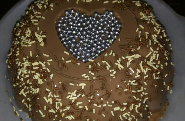 Pudim de geladeira sabor de chcolate