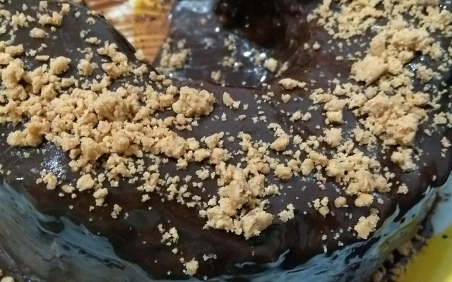 Bolo de cacau 70% de cacau com café