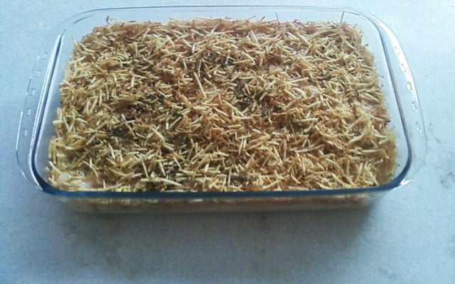 Torta de batata com requeijão