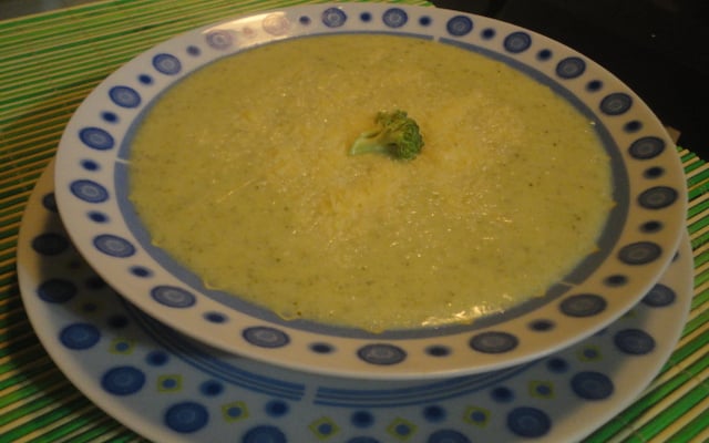 Sopa de brócolis