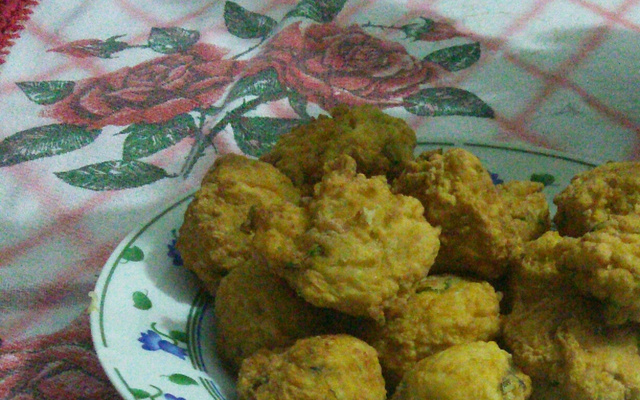 Bolinho de arroz simples da Valéria