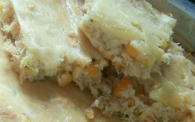 Torta de frango simples