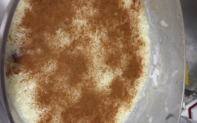 Arroz doce de microondas