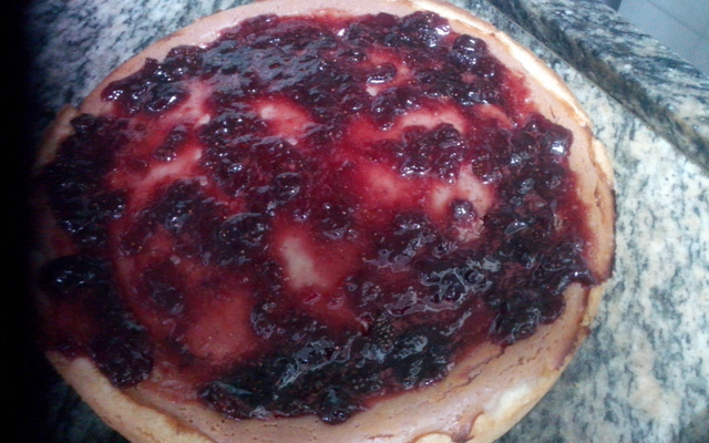 Torta de morango com ricota