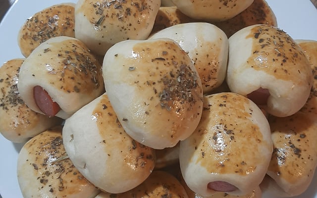 Enroladinho de salsicha