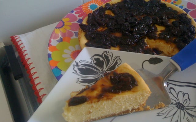 Cheesecake fácil de queijo minas frescal