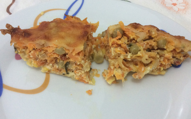 Torta de cenoura simples