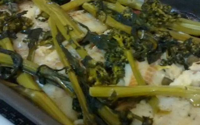 Filé de peixe ao forno