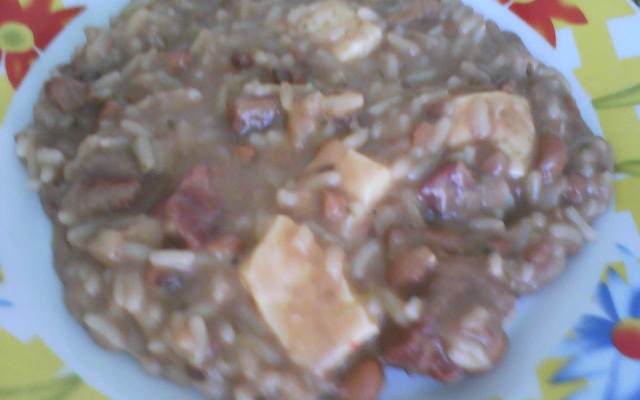 Baião de dois cremoso