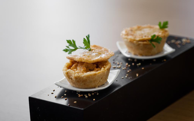 Empadinha de bacalhau