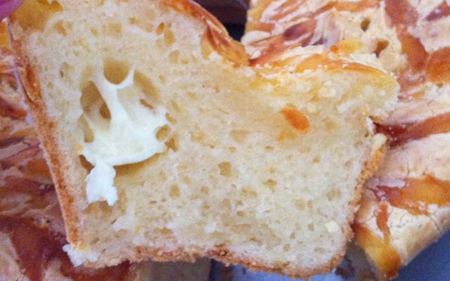 Bolo de goma com queijo delicioso