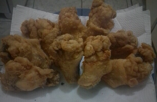 Coxa de frango empanada da mamãe