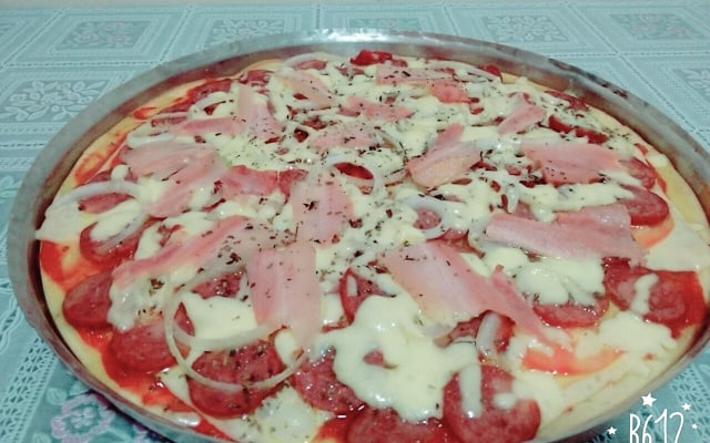 Pizza de liquidificador