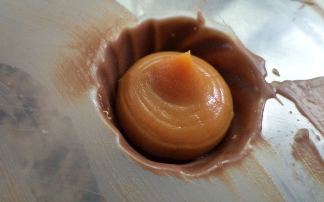 Bombons recheados para a páscoa