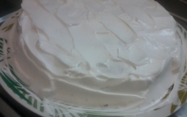 Torta de bolacha com café