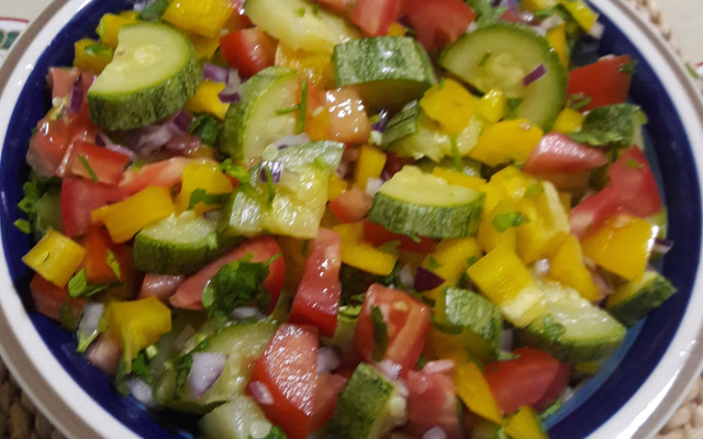 Vinagrete de abobrinha