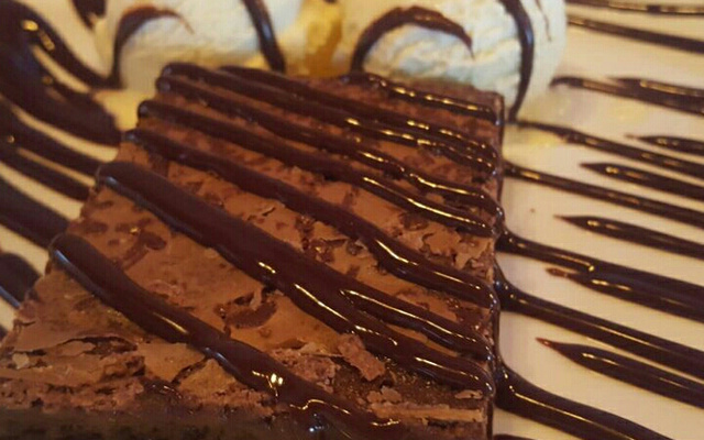 Brownie de chocolate amargo