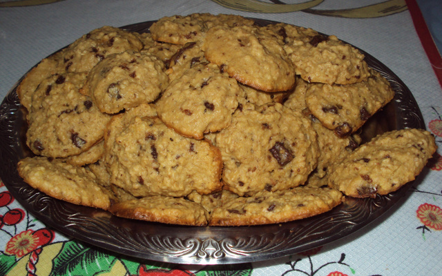 Biscoito de aveia com laranja