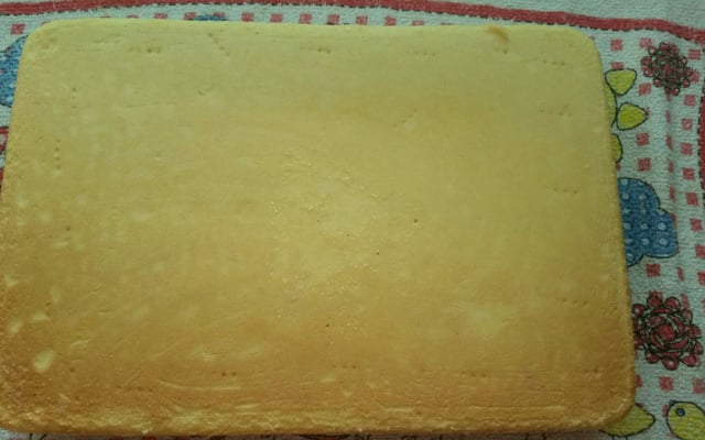 Bolo pão-de-ló tradicional