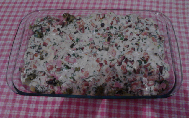 Brócolis ao forno da Carol