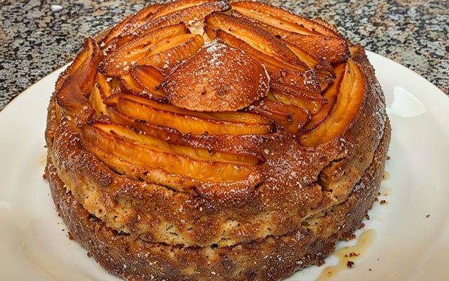 Bolo de banana de liquidificador