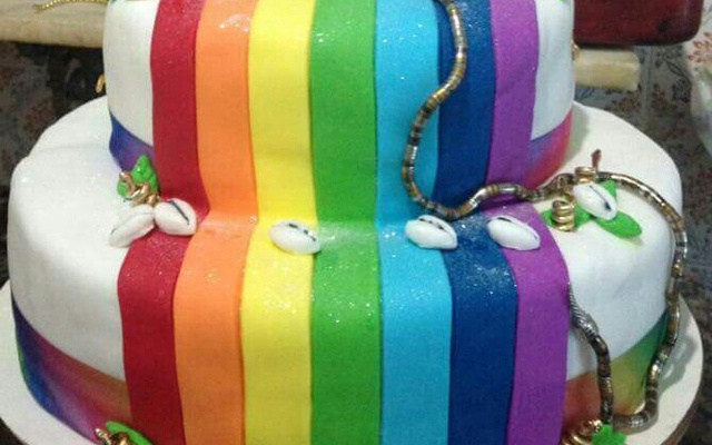 Bolo com pasta americana