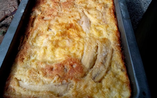 Torta de banana (massa seca)