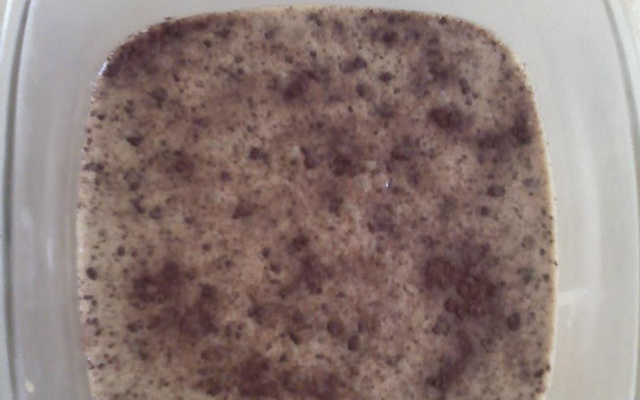 Mousse de chocolate branco com Ovomaltine