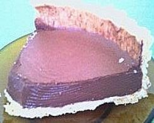 Torta gelada de chocolate da Cristine