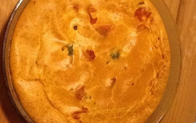 Torta de liquidificador de Brócolis da Élida