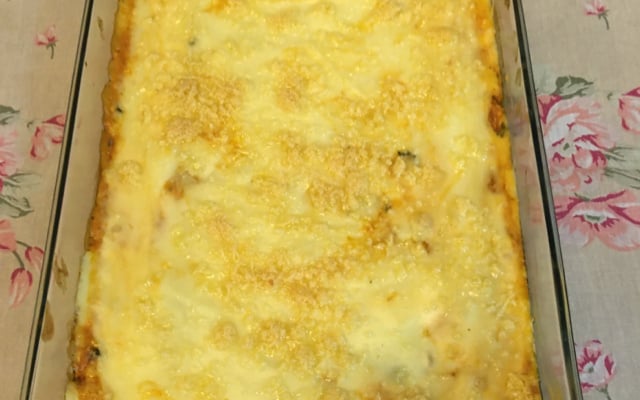 Escondidinho de frango com batata