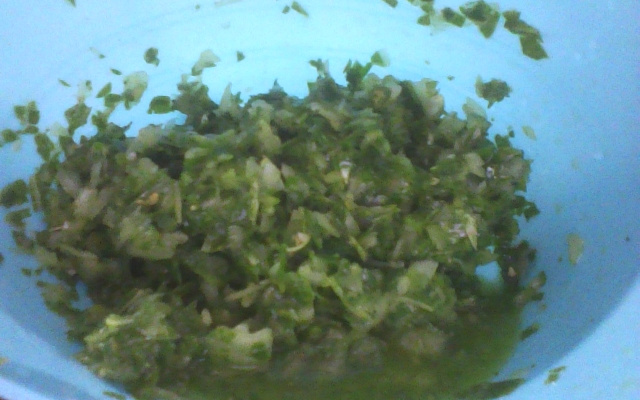 Molho de couve da Fê Lima